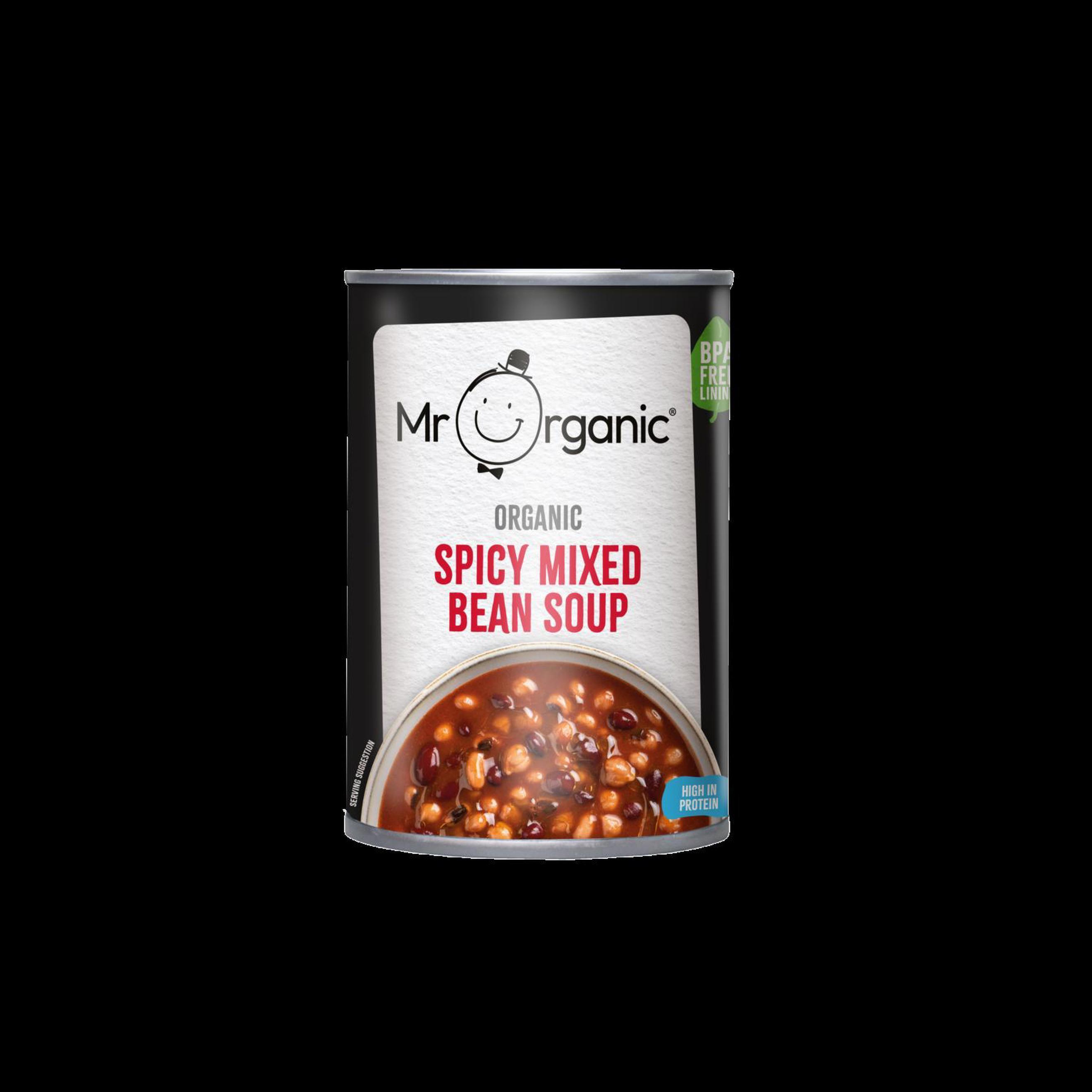 Organic Spicy Mixed Beans Soup – Thick, Warming & Plant‑Powered