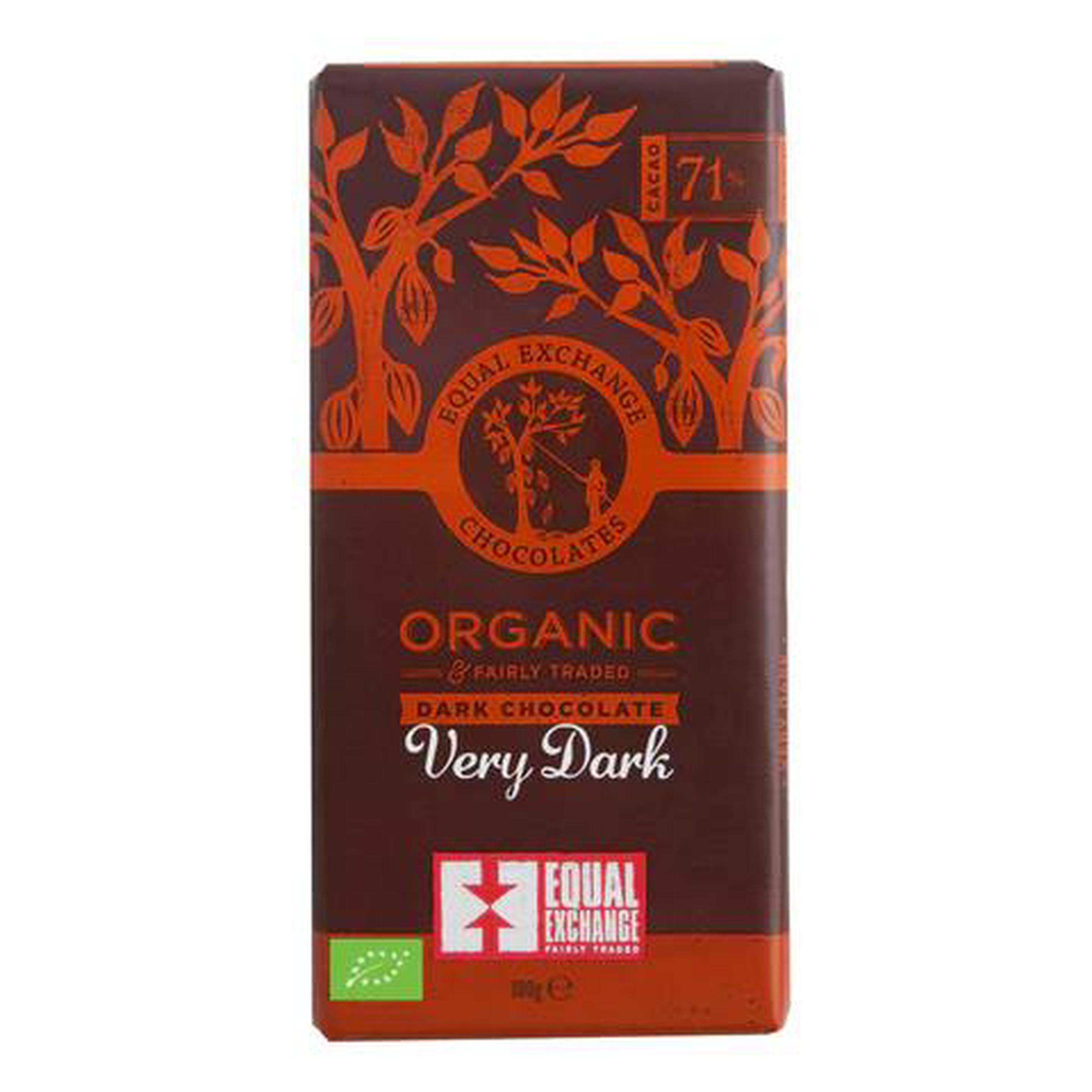 Organic Very Dark Chocolate 71% – Rich, Fair Trade & Fruity Dark Chocolate Bar