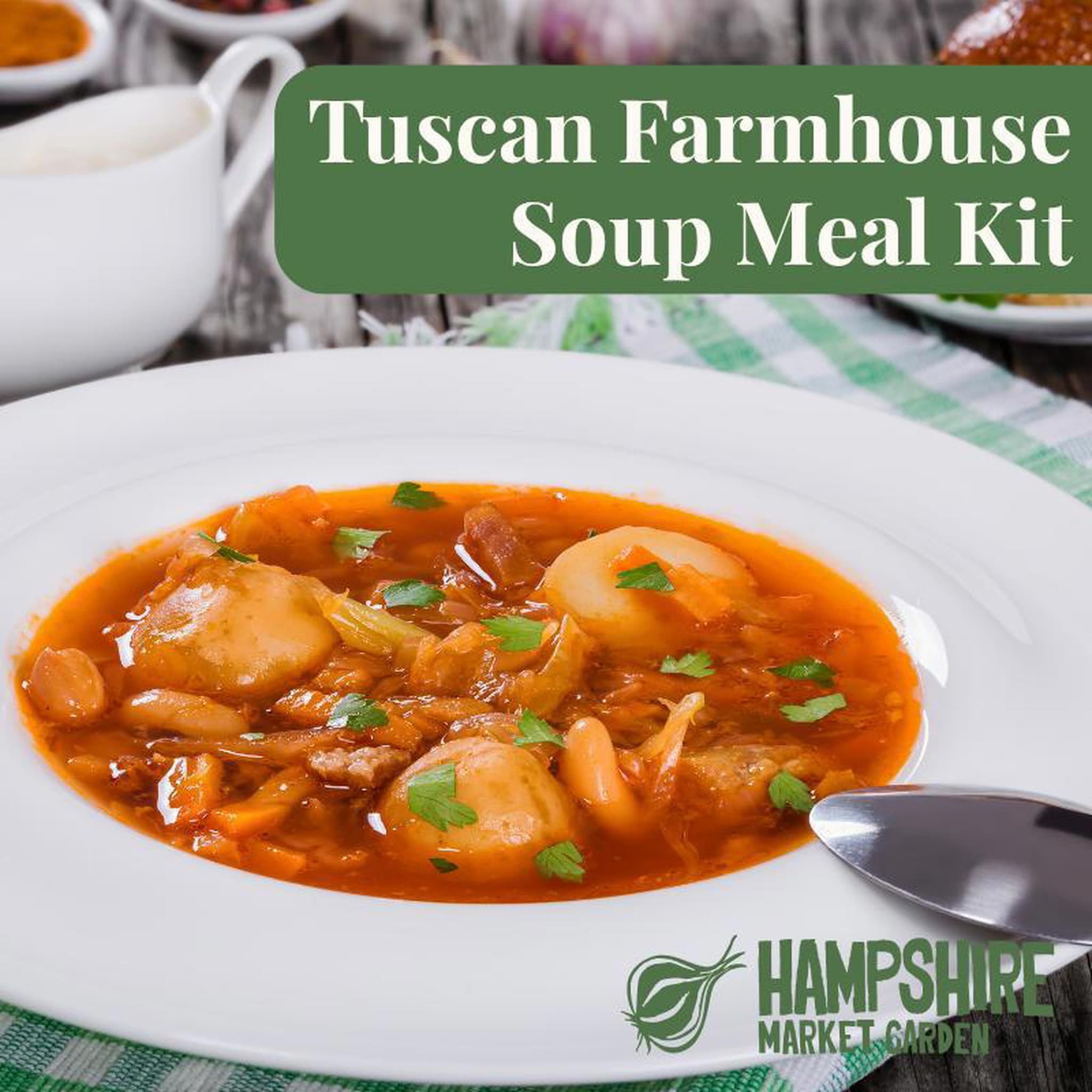 Tuscan Farmhouse Soup Meal Kit, White Bean, Cavolo Nero & Thyme.