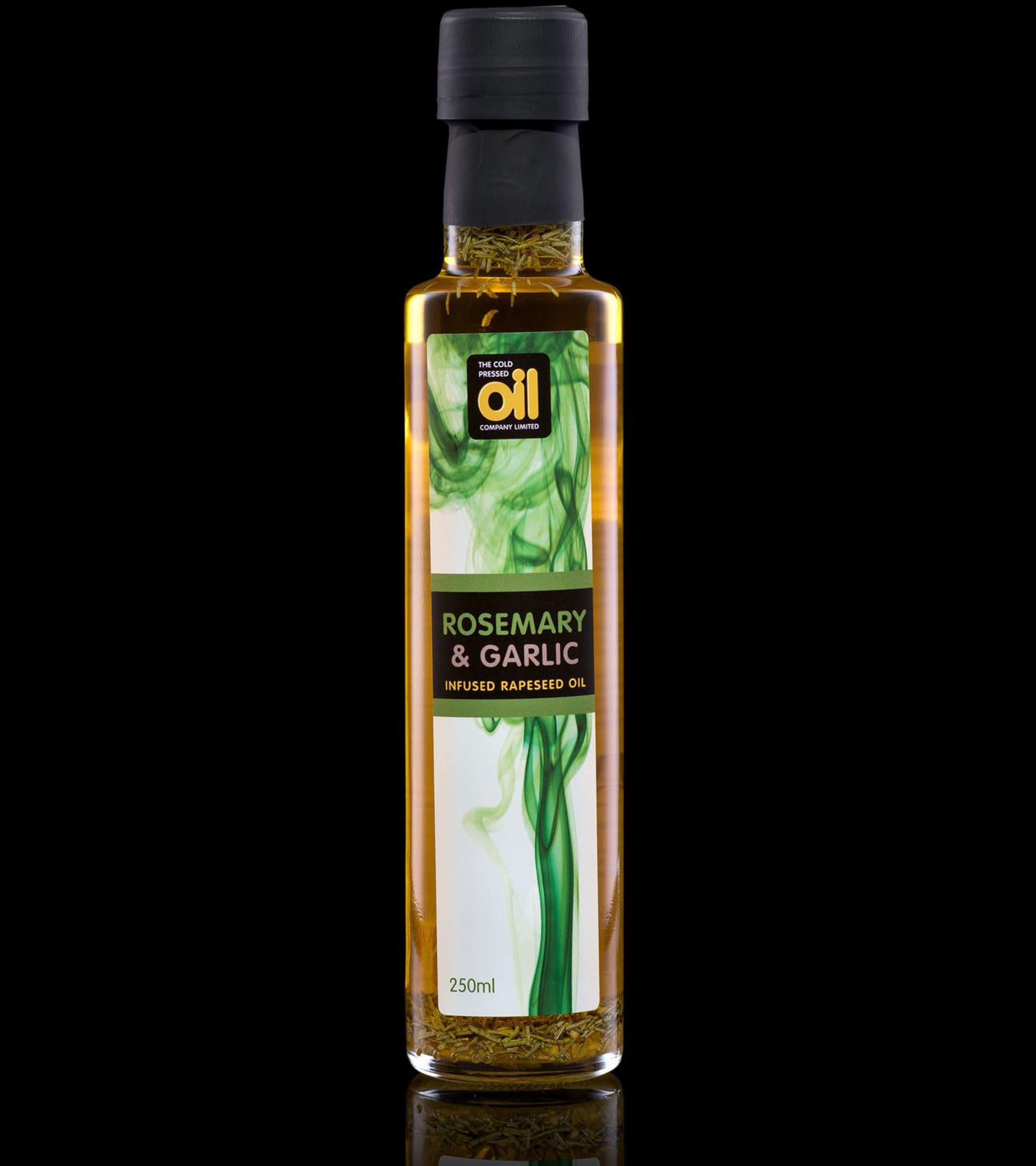 Rosemary and garlic infused oil