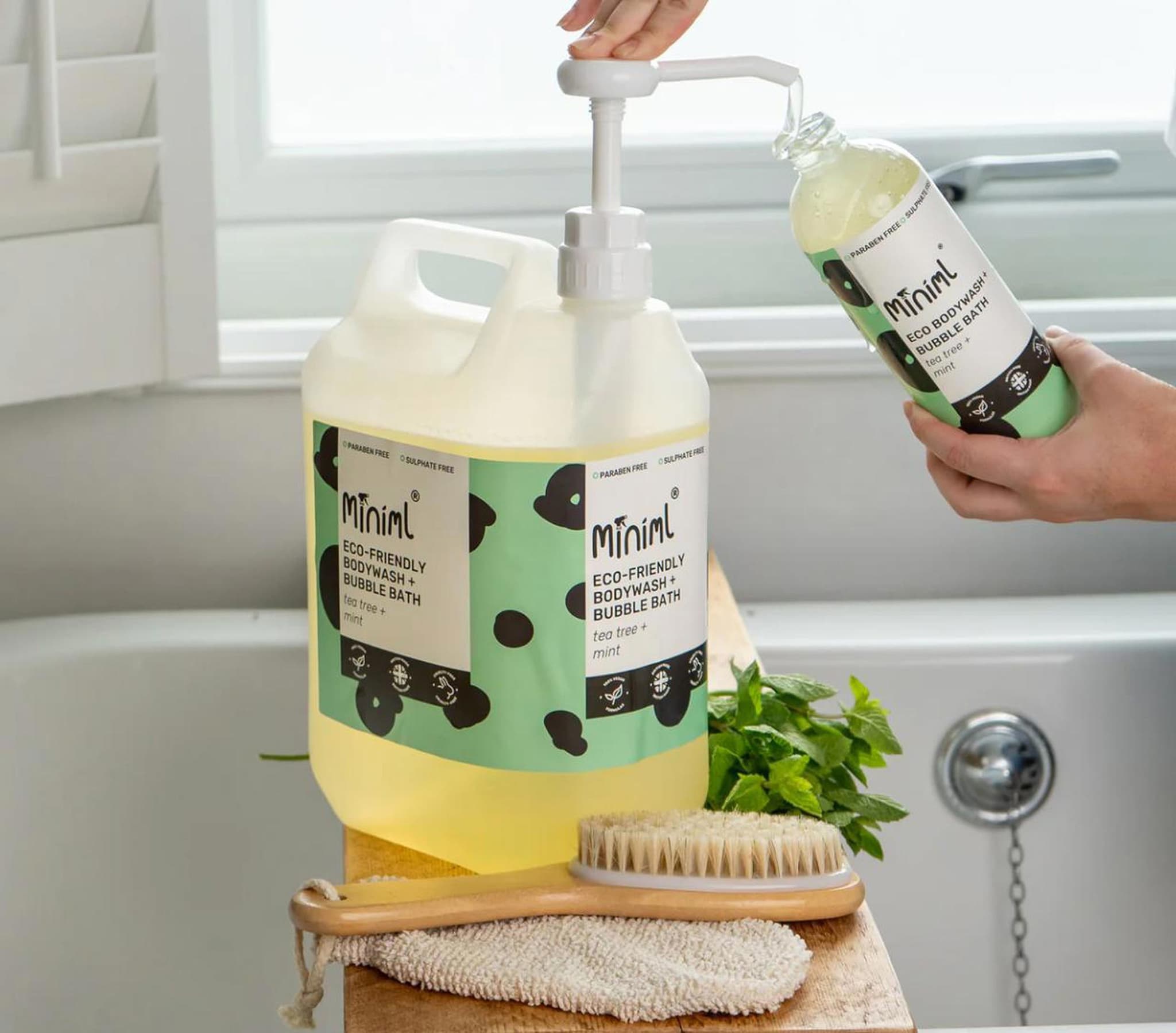 Bodywash & Bubblebath (Tea tree & Mint)