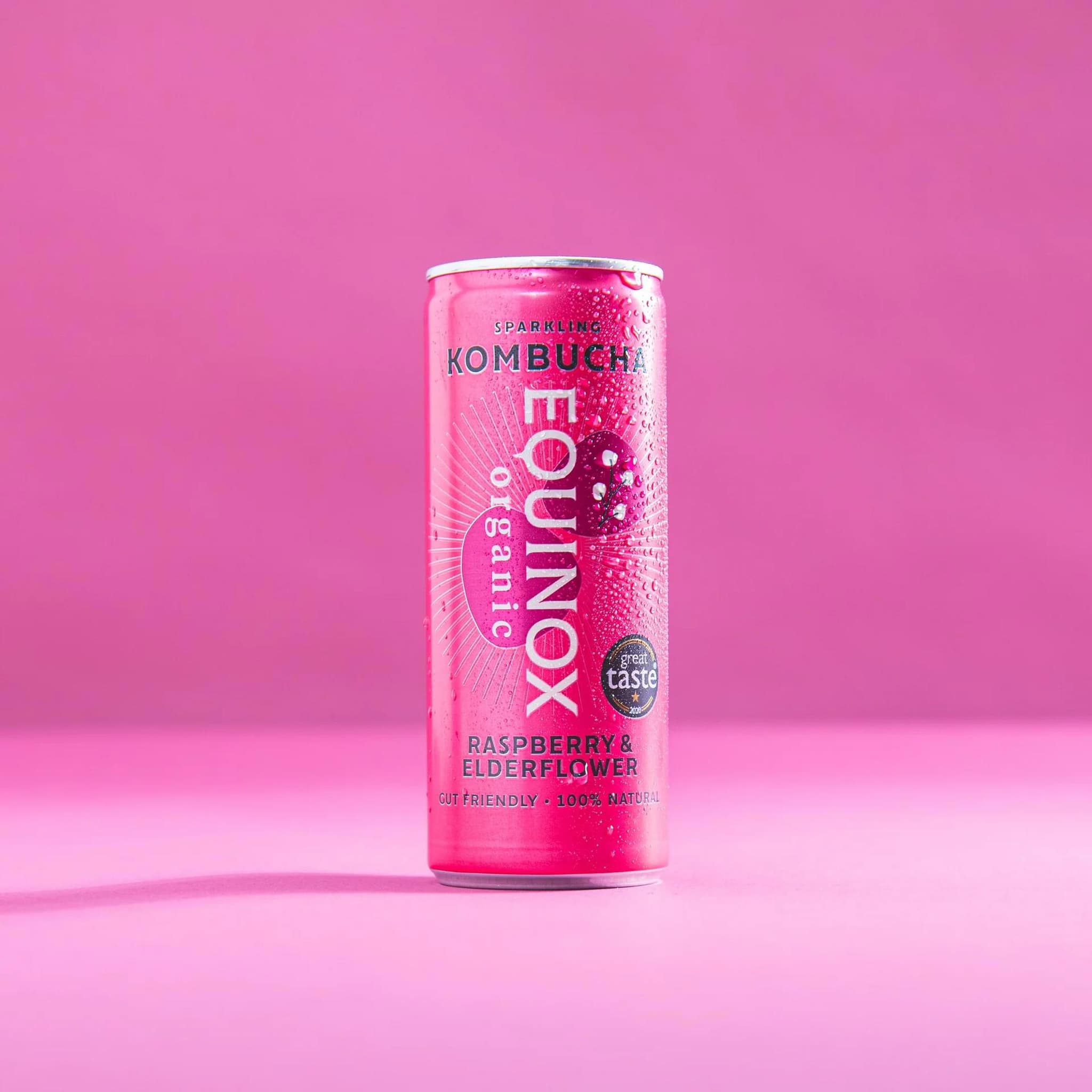 Equinox Kombucha Raspberry & Elderflower
