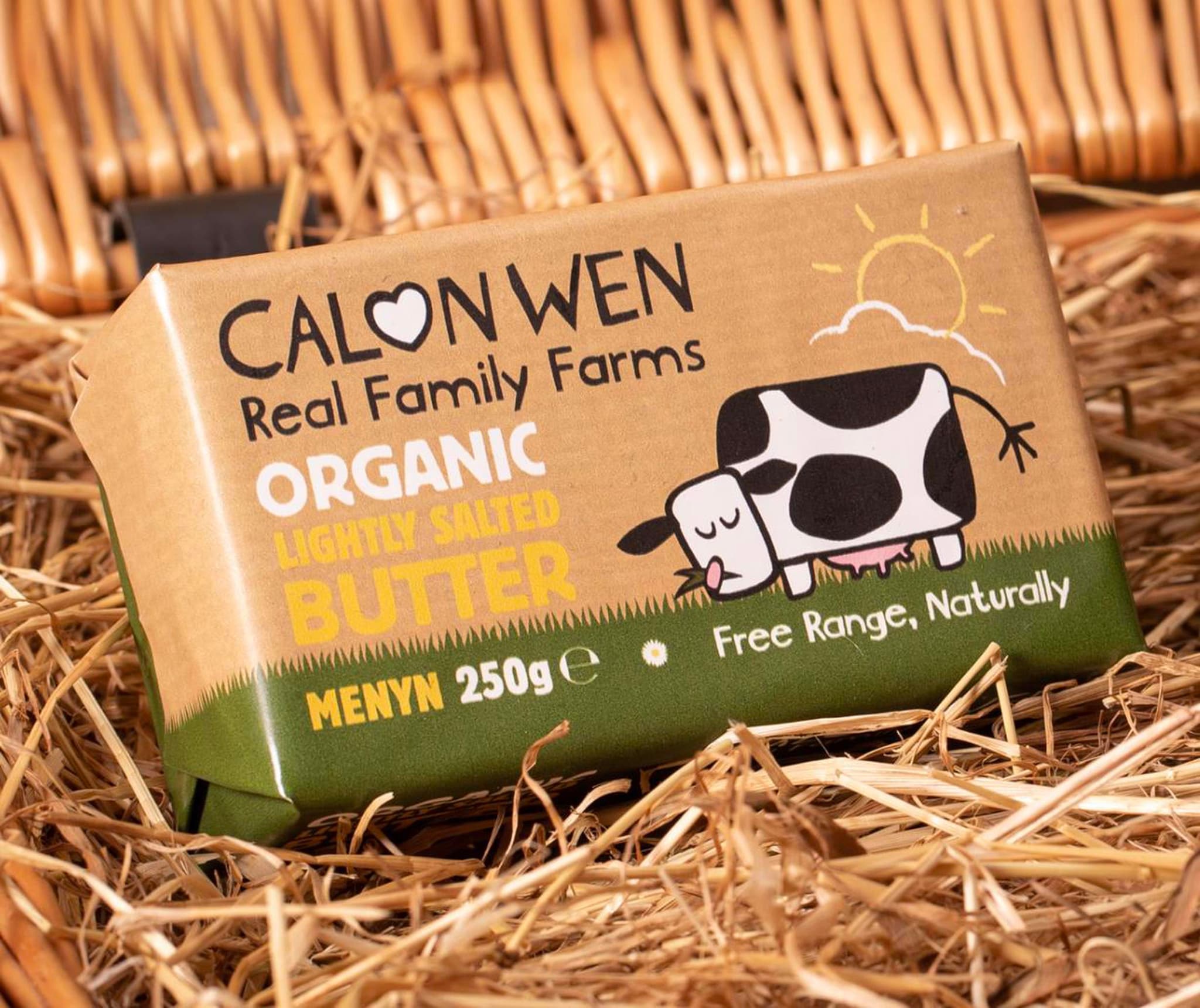 Lightly Salted Organic Butter - Calon Wen