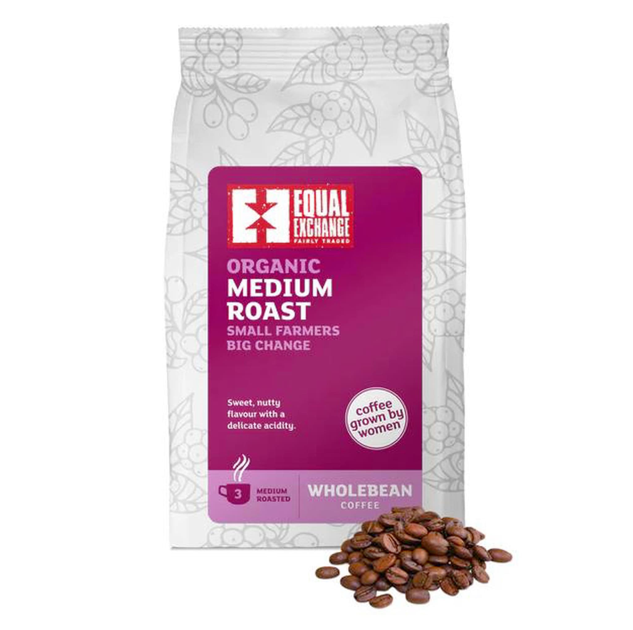 Organic Medium Roast Coffee - From Equal Exchange (Beans)